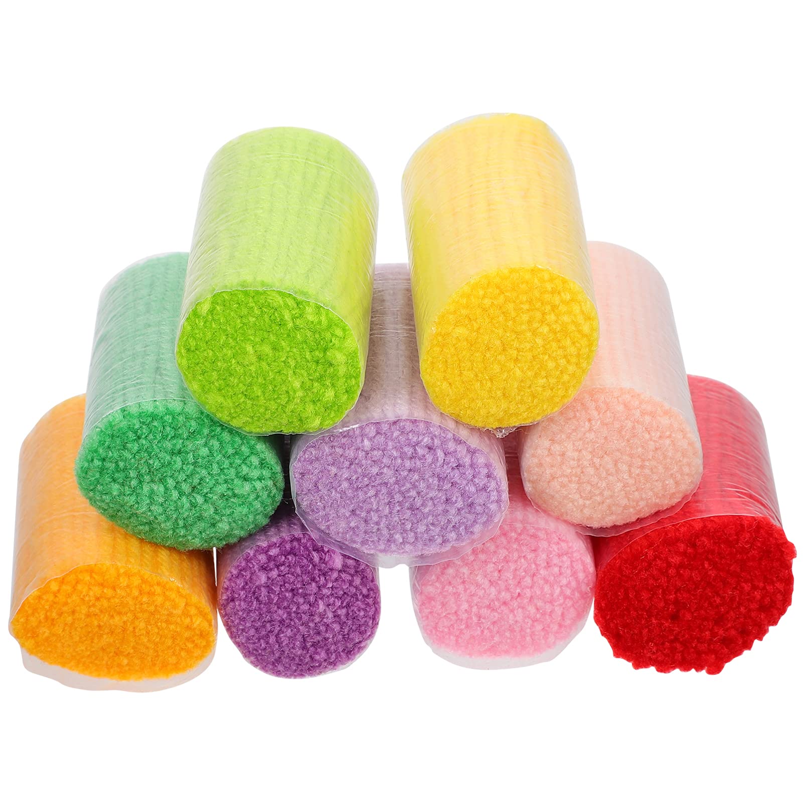 Artibetter 30pcs Latch Hook Kit Colorful Yarn Bundles Precut Rug Yarn DIY Latch Hook Yarn for Handmake Craft Sewing Knitting