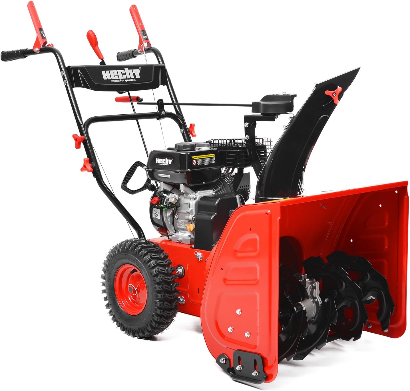 HECHT Benzin-Schneefräse 9661 Schneeschieber (61 cm Arbeitsbreite 4,8 kW / 6,5 PS)