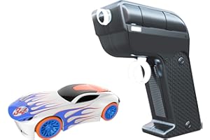 Tracer Racers Second Generation 2.4 GHz R/C High Speed Radio Control 1:64 Scale Race Add-on Car - White