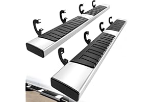 YITAMOTOR 6 inches Running Boards Compatible with 2007-2018 Silverado/GMC Sierra 1500 & 2500HD 3500HD Crew Cab, 2019 Silverad