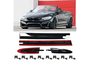 Jaronx Compatible with BMW Convertible Roof Hinge Cover (Black Sapphire) 3' E93 2006-2011,4' F33/M4 F83 2014-2019,4PCS Left&Right Top Roof Molding Cover 54377184037 54377184038 54377184047 54377184048
