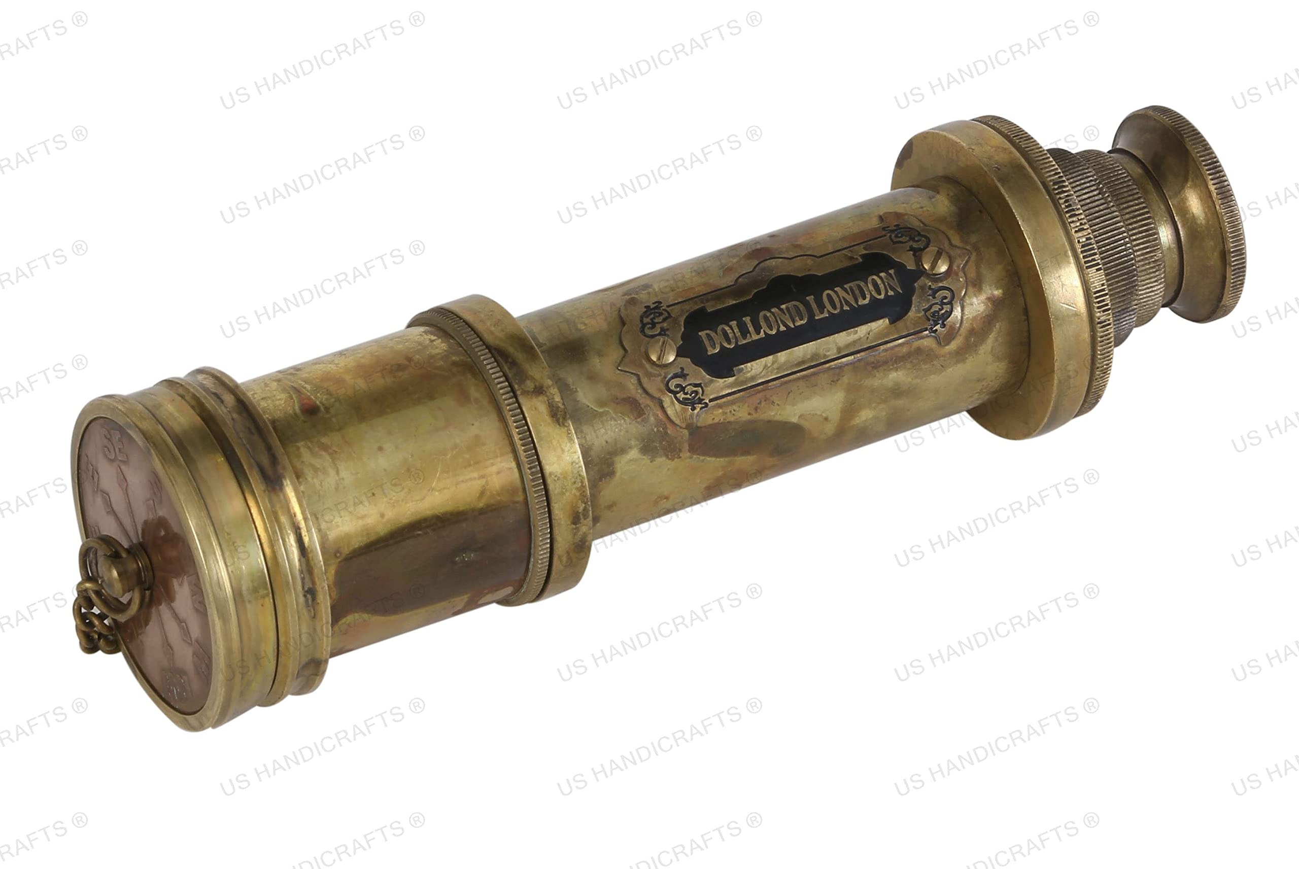 US HANDICRAFTS Antique Style - Marine Sailor-Dollond London Spyglass, 16 Inch Brass Telescope With High Resolution, Beautiful Lid And Finish By Â€¦ — image 1