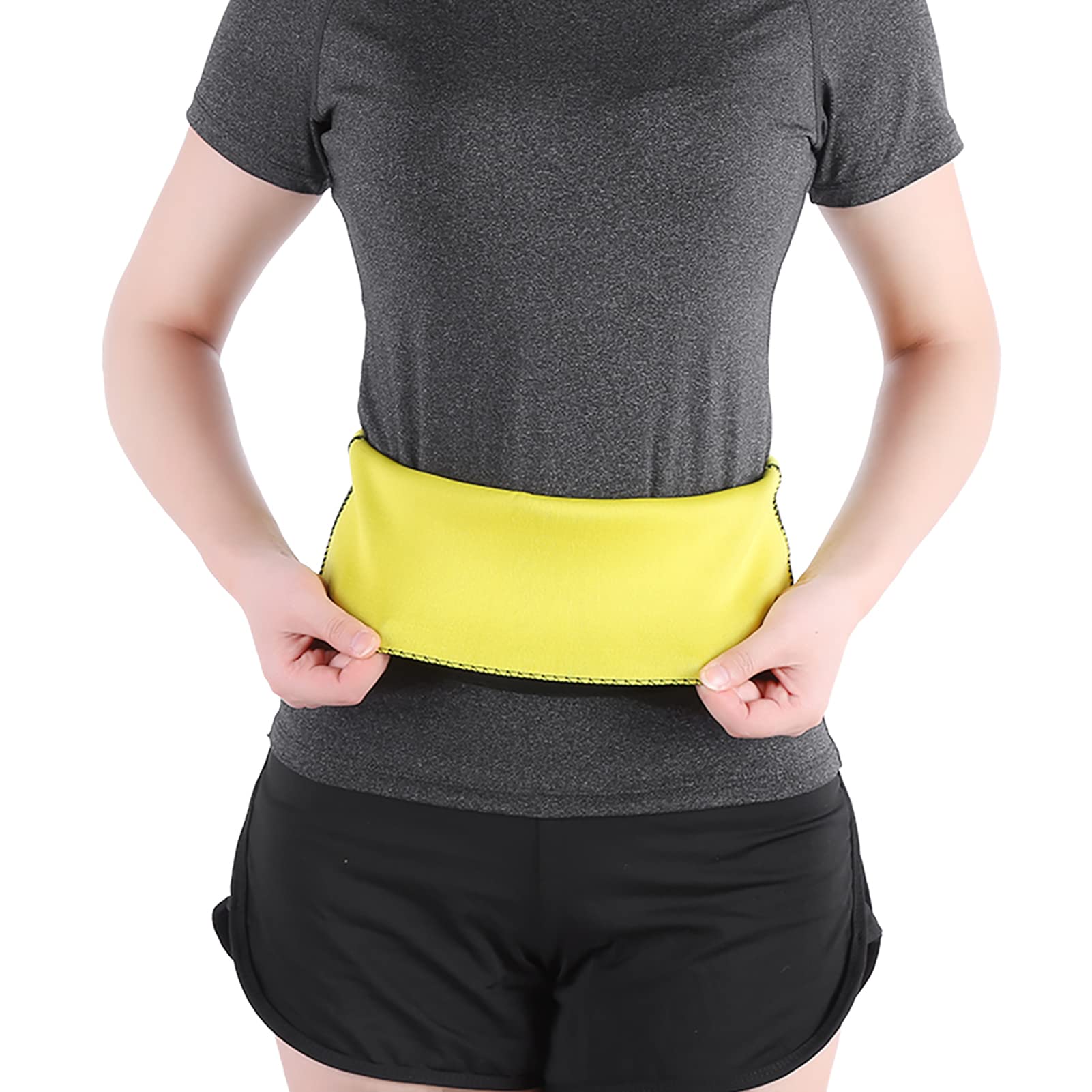 Waist Training Belt, 6 Sizes Women Men Tummy Belly Slimming Waist Training Abdomen Belt Body Shaper for Reduce Belly Fat, Weight Loss, Keep Slim(S)