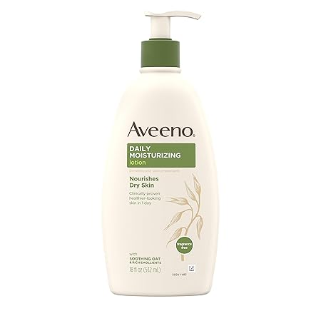 aveeno lotion blue bottle