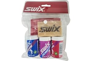 Swix Classic Nordic Ski Wax Pack with 3-Kick Wax and Cork, 8 x 8-Inch