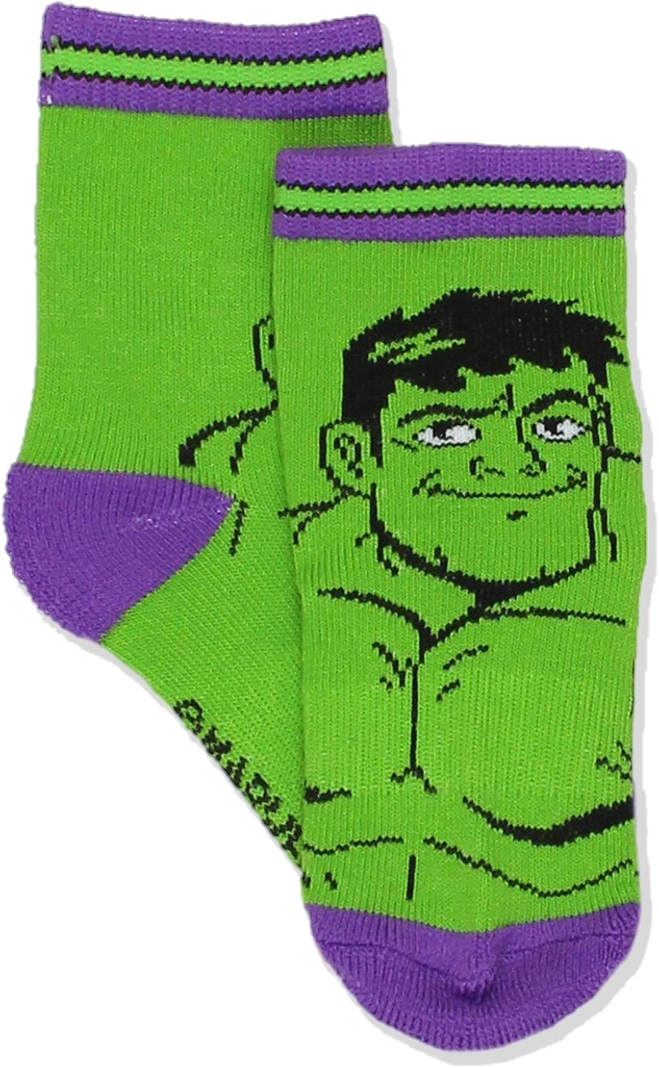 Super Hero Adventures Spider-Man Boys 6 pack Athletic Crew Socks (Baby/Toddler): Clothing