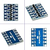 Gebeldet 10x 4 Channel Logic Level Converter 3.3V to 5V Bi-Directional Shifter view 3