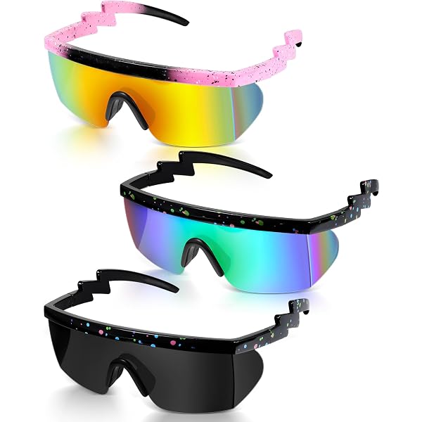 4 Pairs Triangle Sunglasses Frameless Space Eye Sunglasses  display picture 1