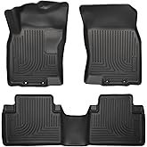 Husky Liners Weatherbeater Floor Mats | Fits 2014-2020 Nissan Rogue (Excludes Sport & Select Models); 2014-2015 Nissan X-Trail | Front & 2nd Row, 3-pc Black - 98671