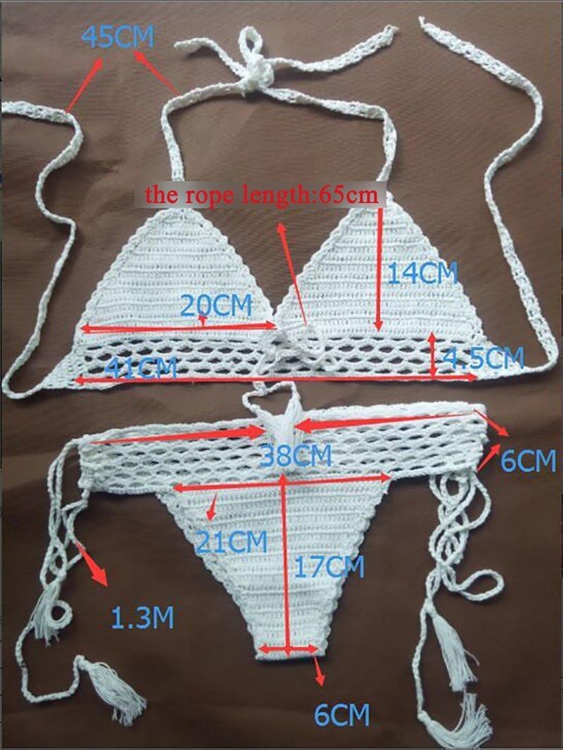 crochet style bikini