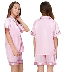 ALHAVONE Kids Girl Pajama Set with Headband