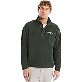 NAUTICA mens Solid 1/4 Zip Fleece Sweatshirt