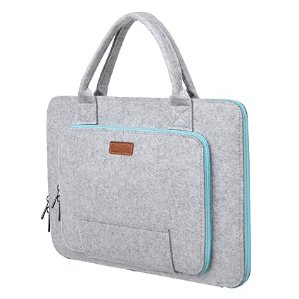 Ropch Laptoptasche 15,6 Zoll Filz Notebooktasche Laptop Schutzhülle Tasche Hülle Sleeve Case mit Griff für 15' Acer / Asus / 