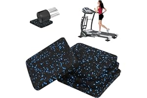 Treadmill Mat, Exercise Equipment Mat with High Density Rubber for Hardwood Floors and Carpet Protection