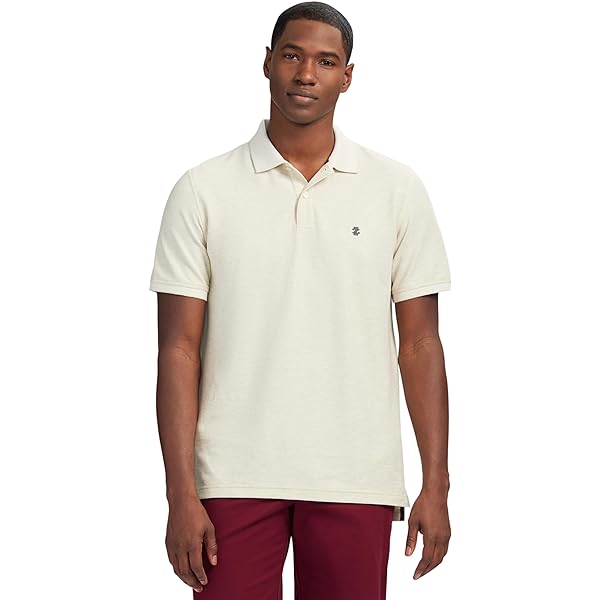 Clothe Co. Mens Short Sleeve Jersey Knit Polo Shirt, Athletic