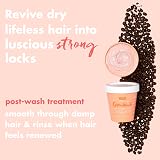 Umberto Giannini Grow Long Mask Dry Damaged Hair Loss Treatment Caffeine Vegan view 5
