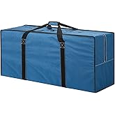 iFARADAY 155L Oversized Duffle Bag - 42” Extra Large Heavy Duty Water Resistant Travel Bag for Camping Moving Storage (Blue)