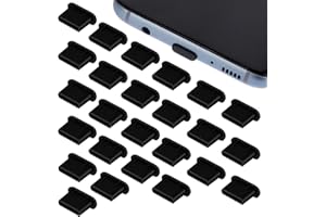Giantree 25pcs Type C Dust Plug Set, Silicone USB C Anti Dust Cover Caps Charging Port Cover Type C Dust Protectors Stopper f