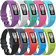 QGHXO Band for Garmin Vivofit 1 / Vivofit2, Soft Silicone Replacement Watch Band Strap for Garmin Vivofit 1 / Vivofit 2 Activity Tracker, Small, Large, Ten Colors