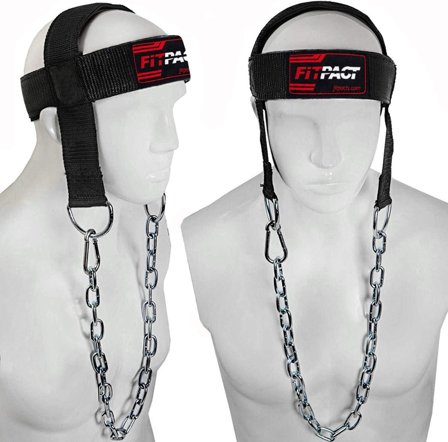 FITPACT Head Harness Neck Builder Chain Belt Weight Lifting Boxing