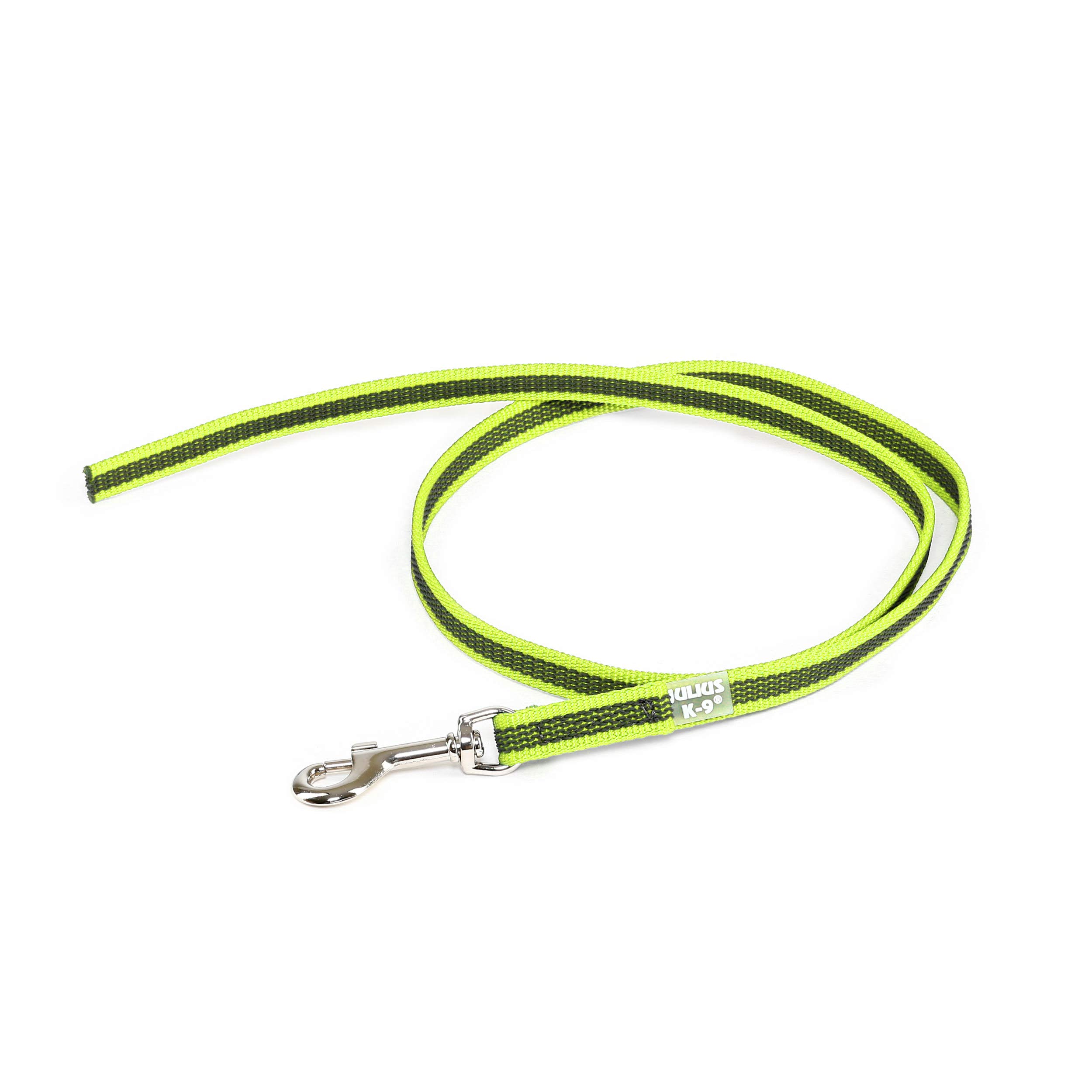 Color & Gray Super-Grip Leash without Handle, 14 mm x 1 m, Neon-Gray