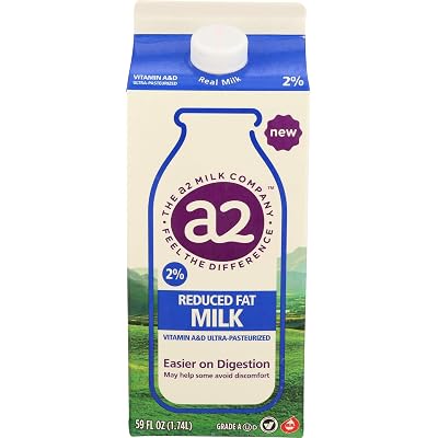 A2 Milk, Milk 2% Reduced Fat, 59 Fl Oz