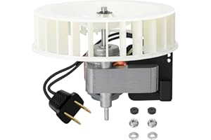 LEZYWONE 89850000 S89850000 Replacement Bathroom Exhaust Fan Motor & Blower Wheel - Fits 665RP, 668RP, 9965, 605P, 605RP, 665P, 668P, 9905, VH668P, 665RSP, J238-062-6404 - Quiet, Powerful, Easy to Install