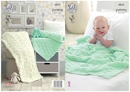 King Cole Knitting Pattern Baby Textured Or Lace Pattern Comfort