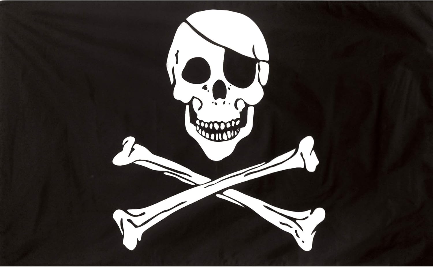 Storm&Lighthouse Pirate Flag Jolly Roger Pirate Flag Skull and Crossbones Pirate Accessories Flags 5ft x 3ft with Eyelets