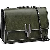 Travistar Crossbody Bags for Women Small Handbags PU Leather Shoulder Bag Purse Evening Bag Quilted Satchels with Chain Strap