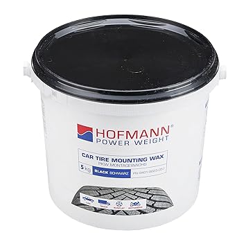 Hofmann Power Weight Montagepaste Reifen schwarz 5kg | Reifenmontagepaste schwarz | Reifenmontage Werkzeug Reifenmontage + Re
