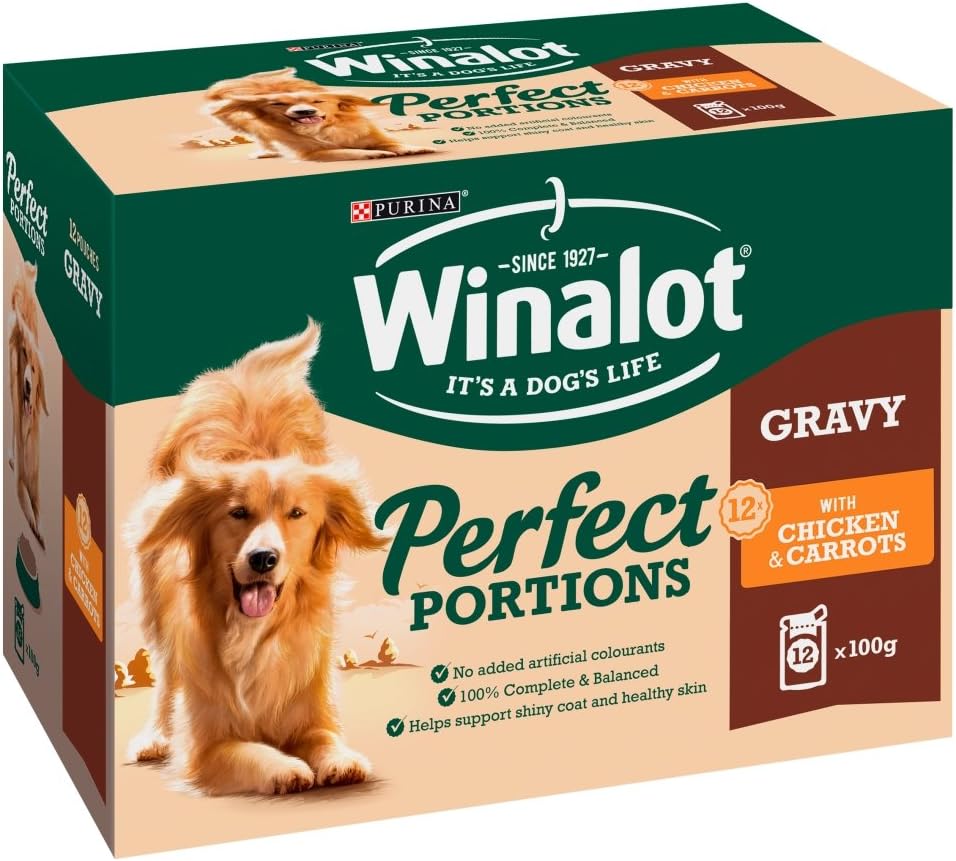 Winalot Perfect Portions Chicken and Carrots, Pack of 12