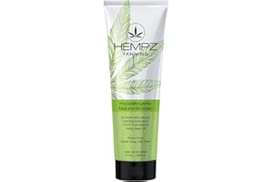 HEMPZ Hypoallergenic Natural Bronzer - Herbal Moisturizing Self Tanning Lotion for Tanning Beds, Beach, Sun 9 Fl OZ