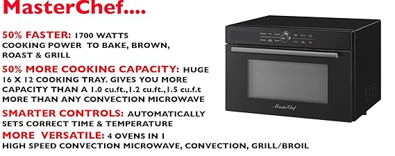 Amazon.com: Master Chef hornos, 4 en 1, 24