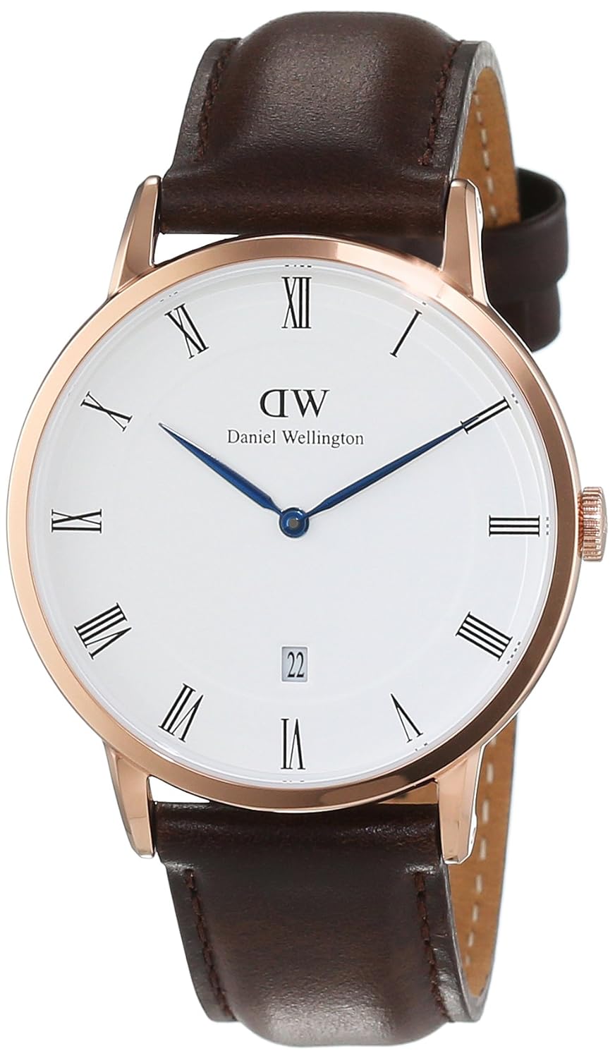 Daniel Wellington Men's Analogue Quartz Watch with Leather Strap