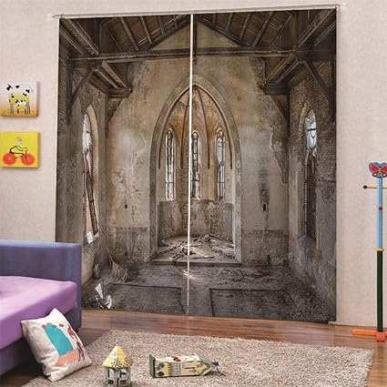 Amazon De Clzhao Blickdicht Gardinen Warmeisolierend Vorhang Schlafzimmer Vorhange Verdunkelung