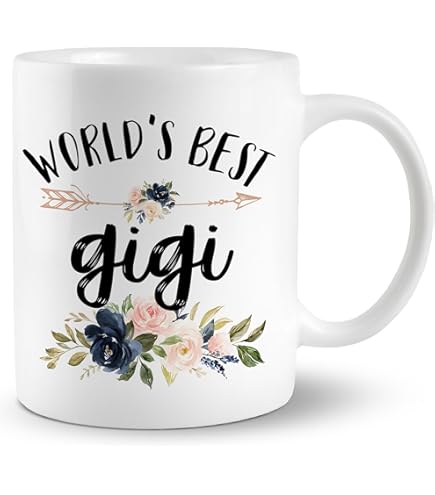 Burton + BURTON GiGi Message Mug In Gift Box - 18 Oz Porcelain, Hand-Painted Blue & Taupe - View #7