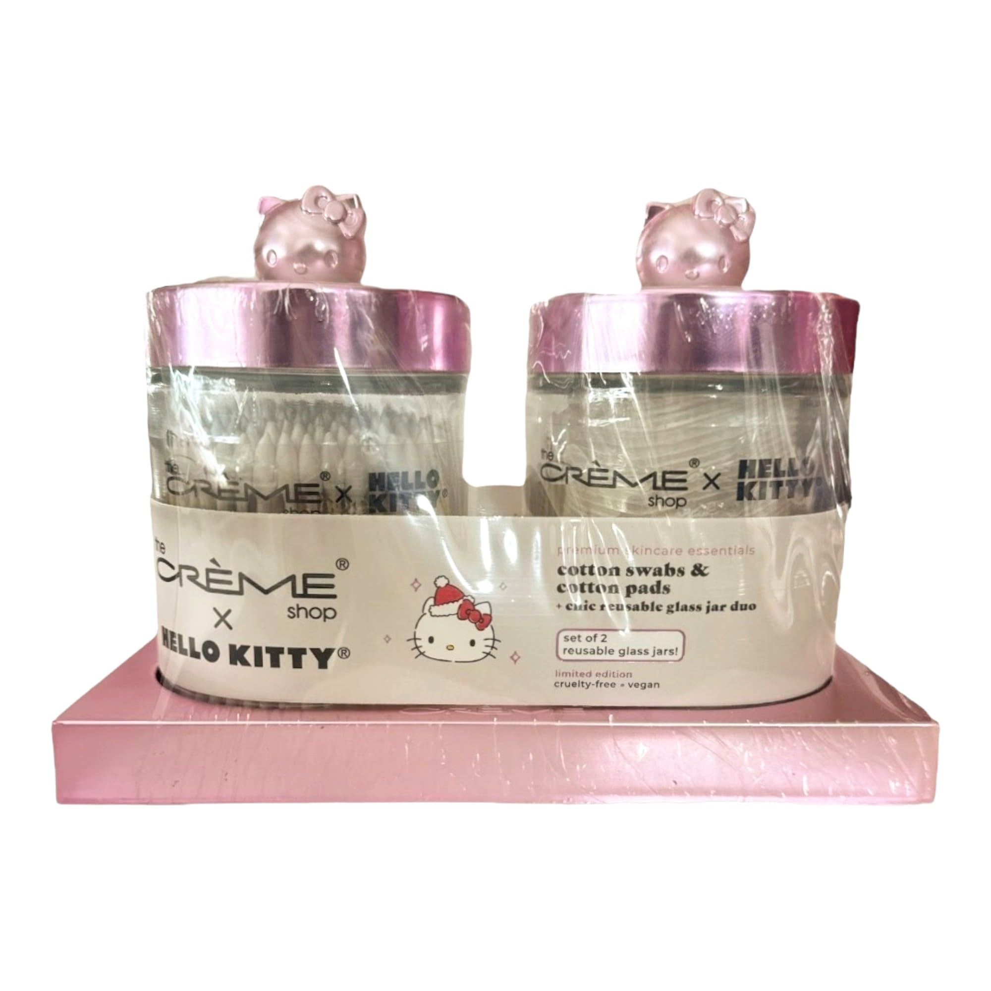 Photo 1 of The Creme Shop Hello Kitty Cottons swabs & Cotton Pads Set of 2