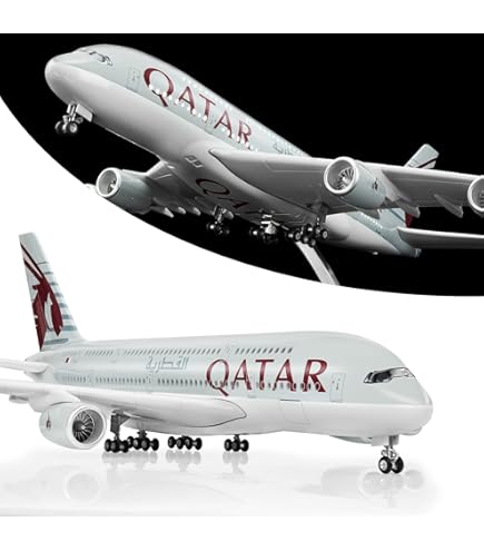 Amazon.com: Lufthansa 18' 1:160 Scale A380 Plane Model Kit with