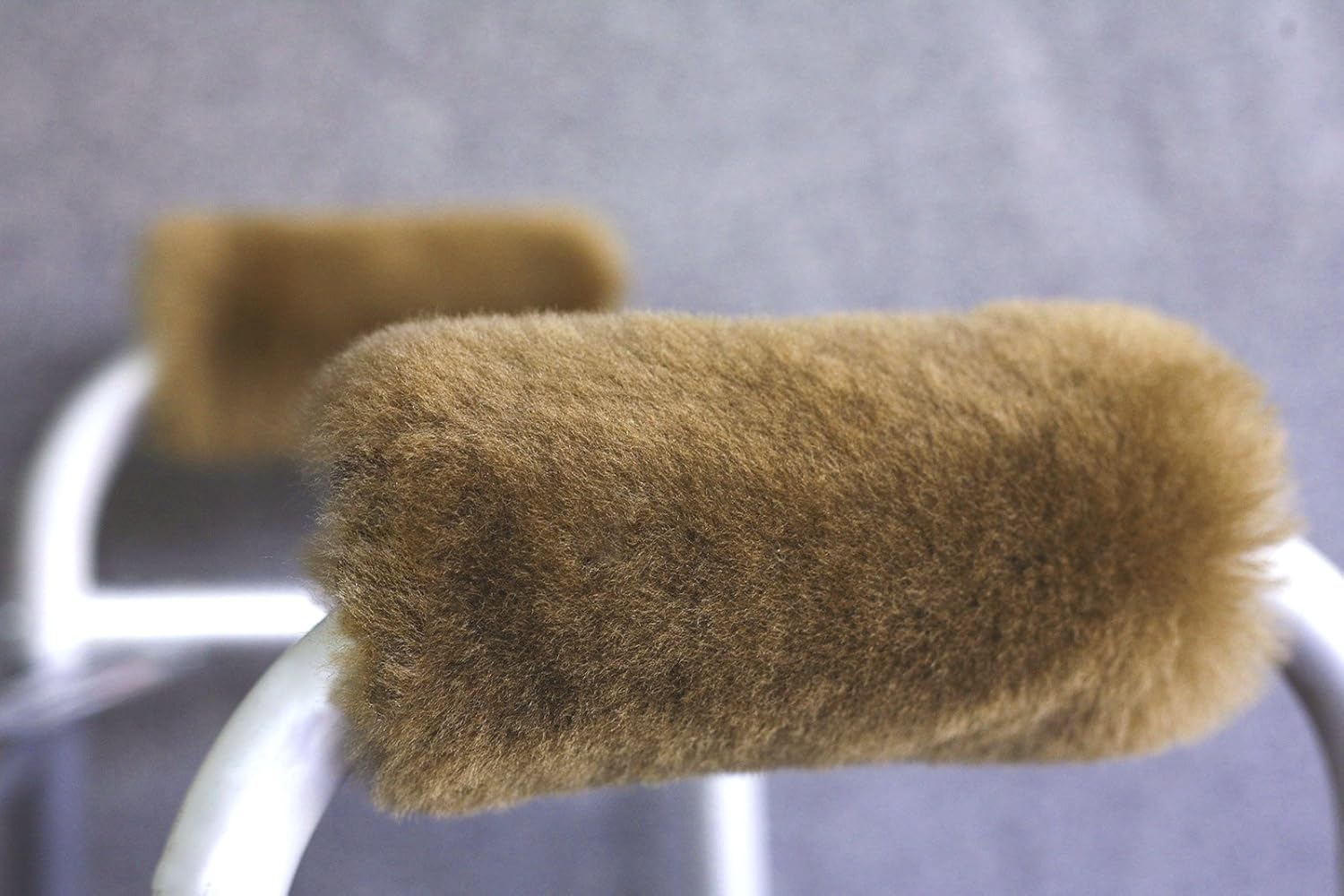 Sheepskin Walker Hand Grip Covers Pads Genuine Australian Merino (Blue): Health & Personal Care