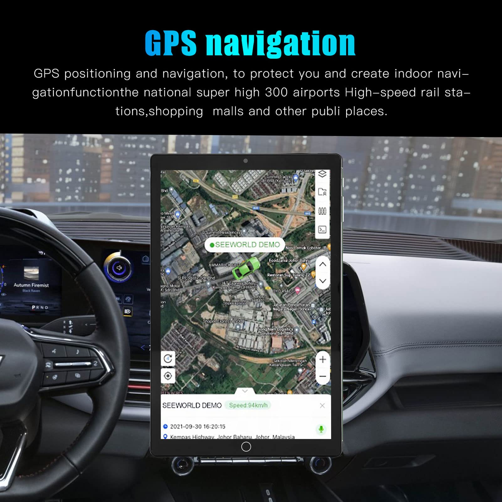 Luqeeg 10.1 inch HD Tablet, Android 11 Octa Core Tablet with (1920x1080) Touchscreen, 6GB +128GB ROM, 5MP+13MP, Dual Speakers, Type C, 6000mAh Battery