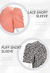 Ivicoer Tops for Women Petite Tops Short Sleeve