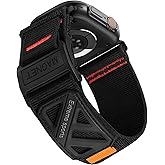 BandMdtnc Compatible Apple Watch Ultra Bands for Men, Wide Soft Nylon Sport Loop, Sturdy Magnetic Buckle for iWatch 49mm (Ultra3/2), 46mm (11/10 Series), 45mm (9/8/7), 44mm (SE/2/SE/6/5/4), 42mm (3/2/1)