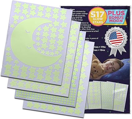 amazon estrellas fluorescentes