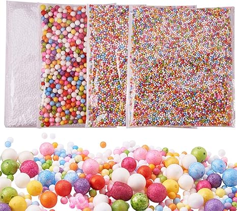 Amazon Co Jp Pandahall Elite 4パック 発泡スチロール球 発泡ビーズ 泡ボール バブル バブルポリプロピレンボール Diy工芸品 ガラス瓶 充填機能 ぬいぐるみ 大人レジャー 子供遊び おもちゃ リサイクル アクセサリーパーツ ホビー 通販