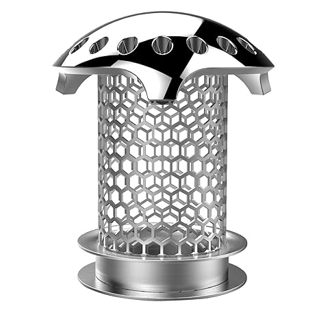 Babath Tub Drain Hair Catcher Stainless Steel Bathtub Drain Protector Strainer