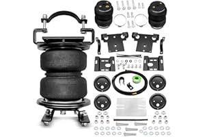 KEIYSHOLCK Air Spring Bags Suspension Kit Compatible with 2001-2010 Chevy and GMC Sierra 2500/3500 Pickup Rear Air Helper Spring, up to 5,000 lbs of Load Leveling Capacity