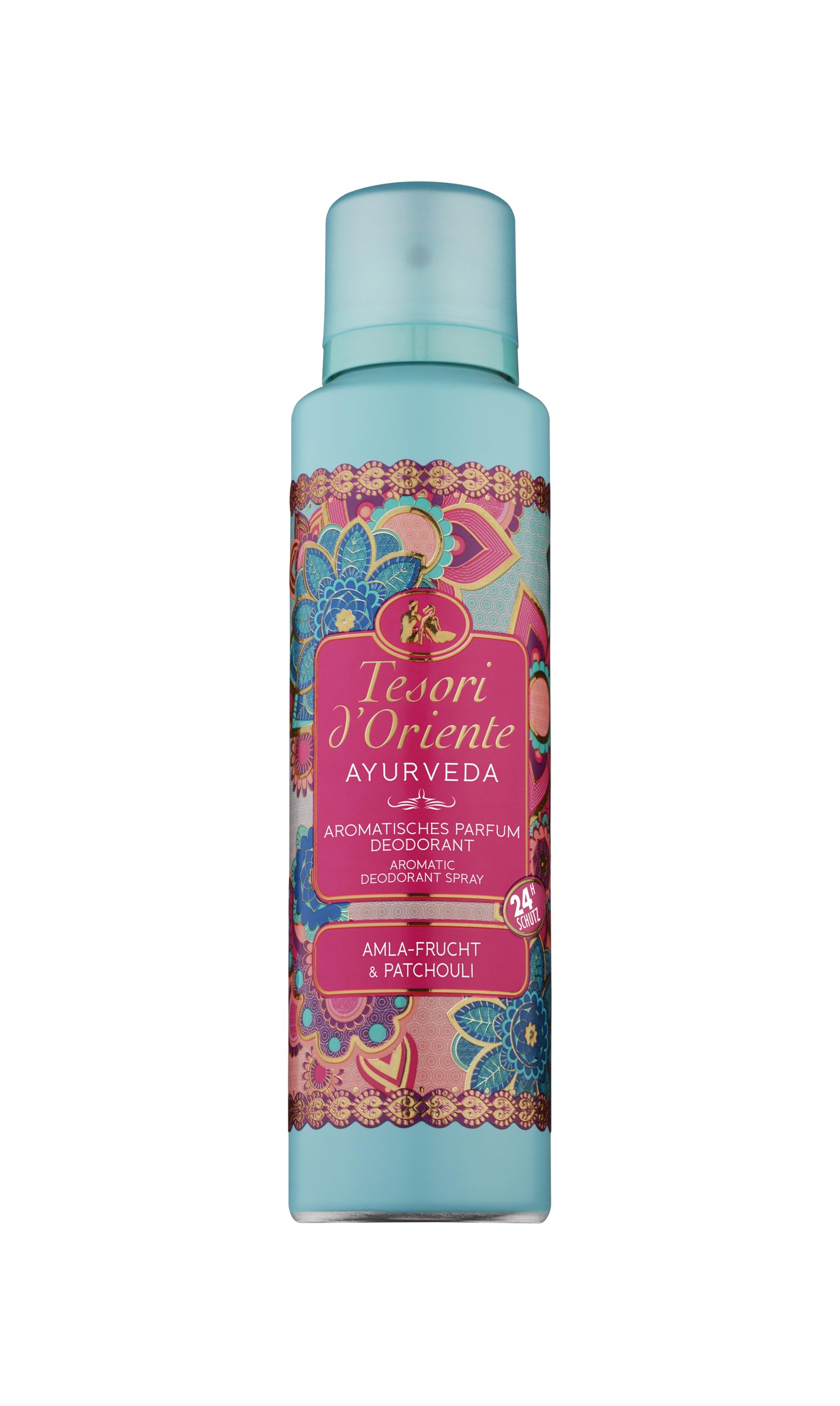Tesori d'Oriente Parfum Deodorant Ayurveda | 150 ml | aromatisches Deo-Spray | Amla-Frucht und Patchouli | Duft zum Träumen | 24 h Schutz | Wellness-Ritual für Körper & Sinne