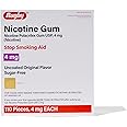Rugby Polacrilex 4mg Nicotine Gum - Smoking and Vaping Quitting Aid - Sugar-Free - 110 Count - Original