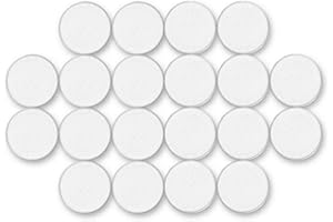 ZDQCB Blank Coins for Laser Engraving Blank Challenge Coins Bulk, Zinc Alloy Engraving Coin Blanks, Metal Stamping Blanks 40mm Diameter with Plastic case for DIY Crafts (Silver-20pcs)